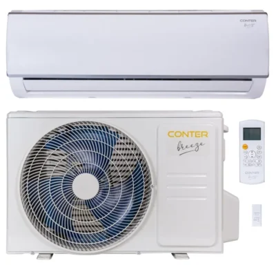 Aparat de aer condiționat modern în funcțiune oferind confort termic - TopClima Moldova